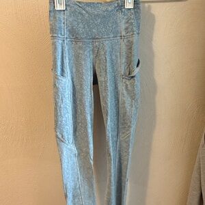 Athleta Light Blue Leggings